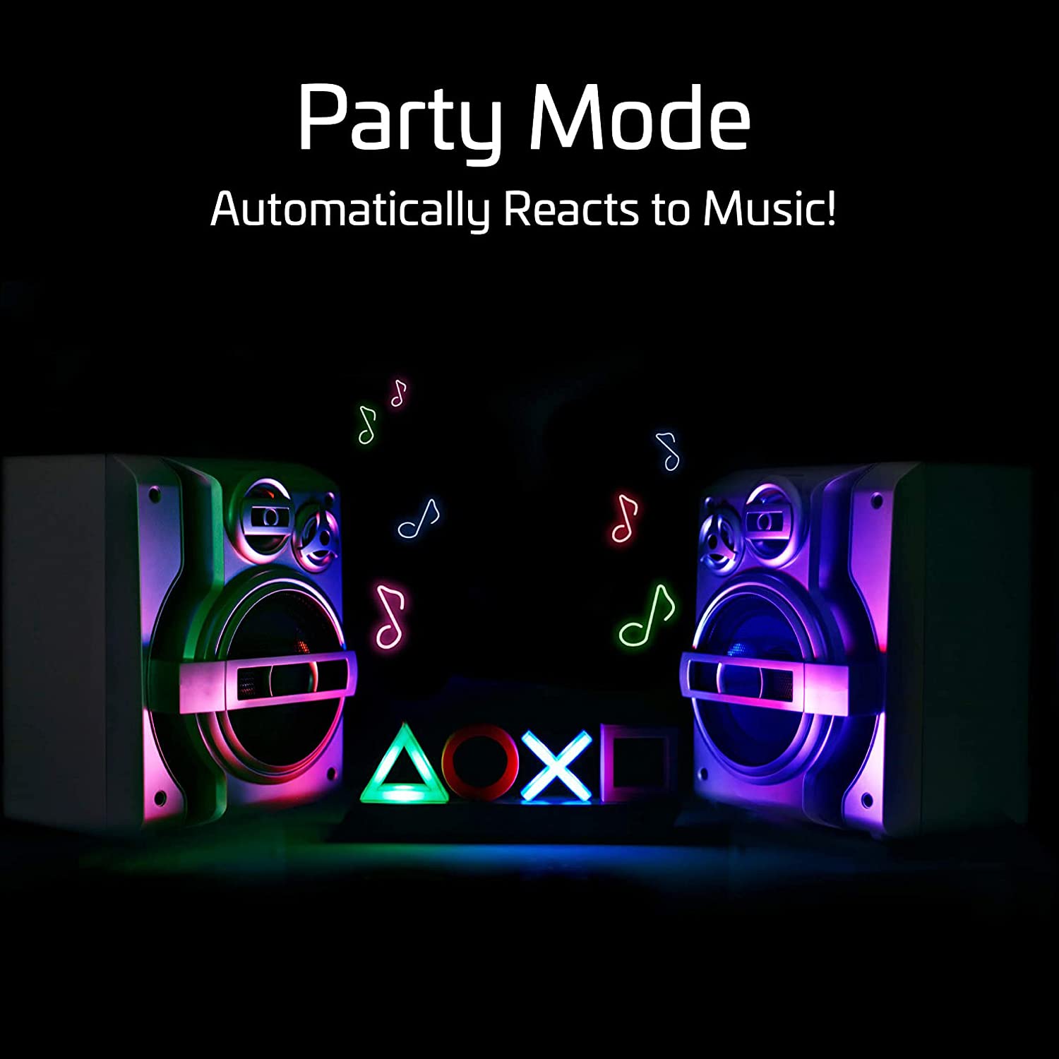 Playstation Icons Light with 3 Light Modes - Music Reactive Game Room Lighting - Image 7