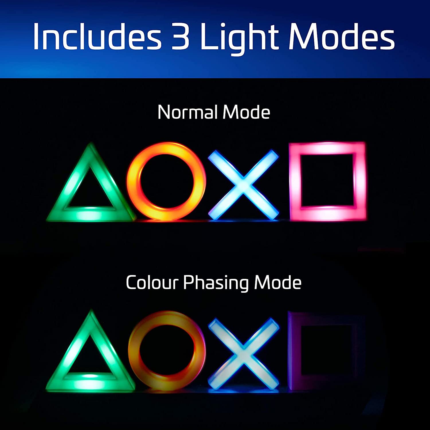 Playstation Icons Light with 3 Light Modes - Music Reactive Game Room Lighting - Image 8