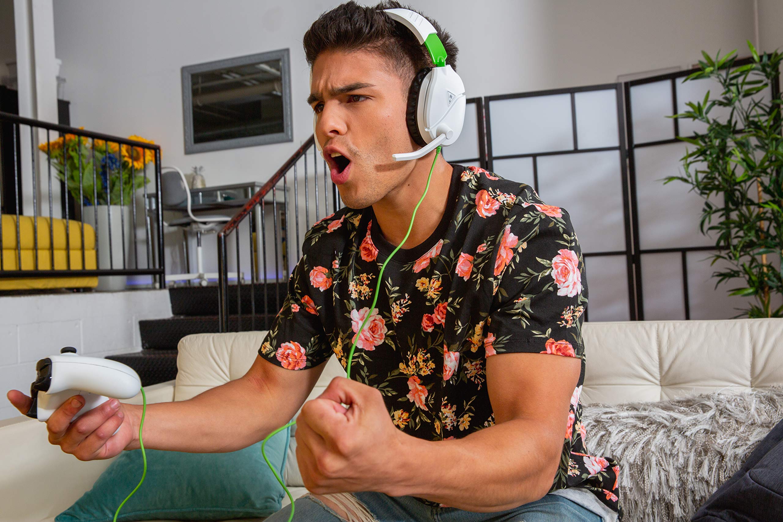 Turtle Beach Ear Force Recon 70p White Gaming Headset - Image 5
