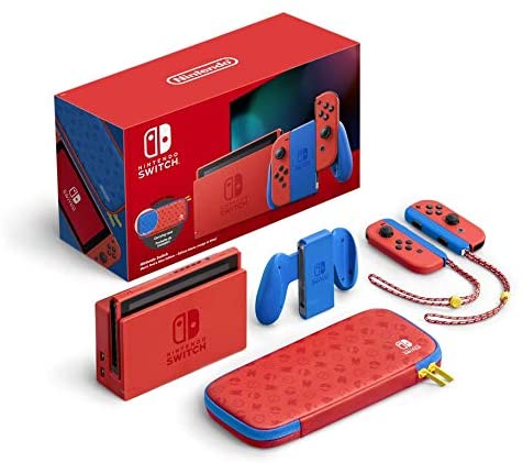 Nintendo Switch Console Mario Red & Blue Edition - Image 4