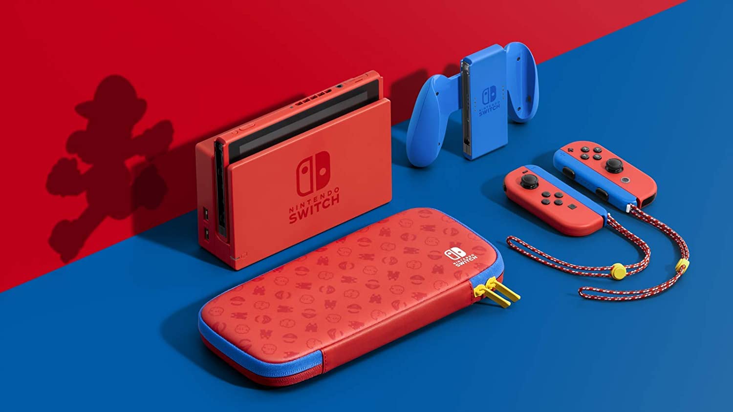 Nintendo Switch Console Mario Red & Blue Edition - Image 3