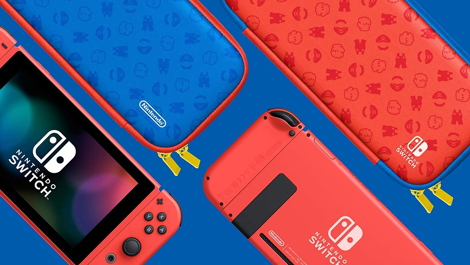 Nintendo Switch Console Mario Red & Blue Edition - Image 2