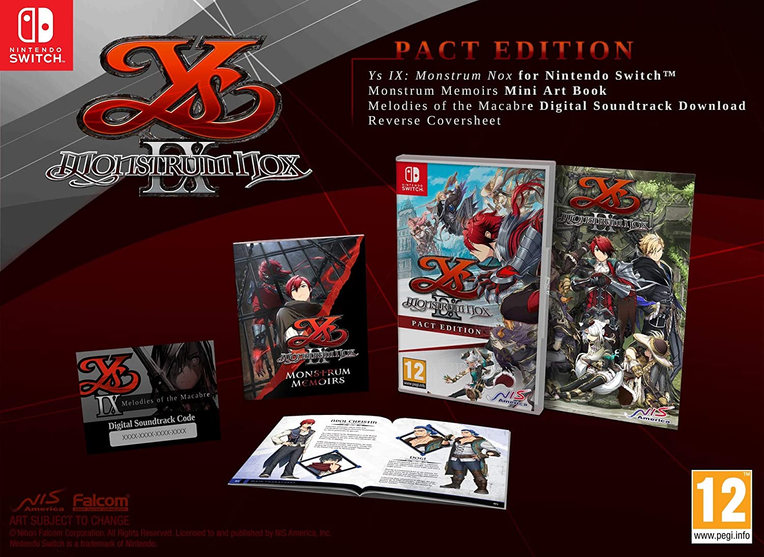 Ys IX Monstrum Nox Pact Edition Nintendo Switch - Image 5