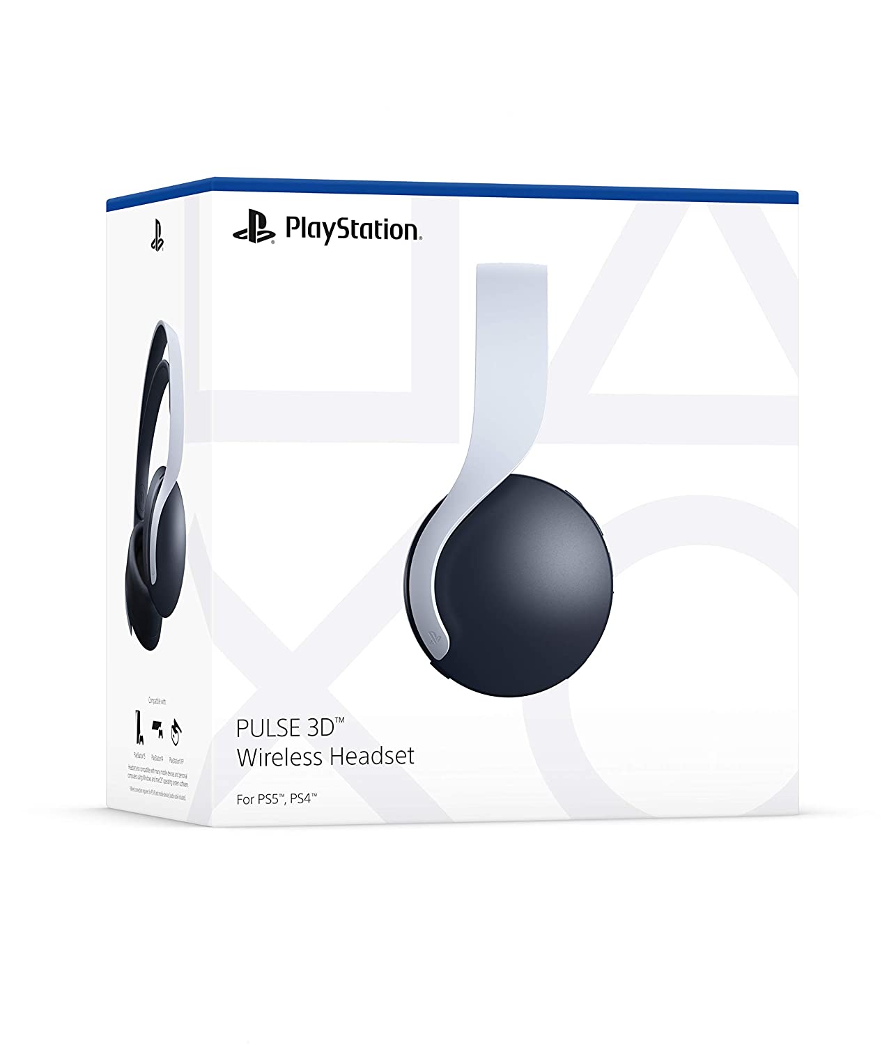 Sony Pulse 3D Wireless Headset PS5 White - Image 1