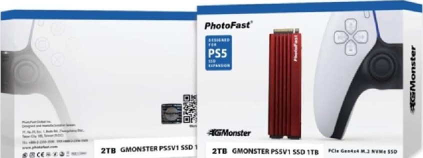 Photofast GMonster PS5V1SE 2 TB SSD for PS5 - Image 1