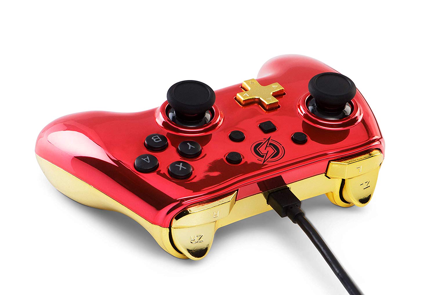 Wired Controller for Nintendo Switch – Chrome Metroid - Image 2
