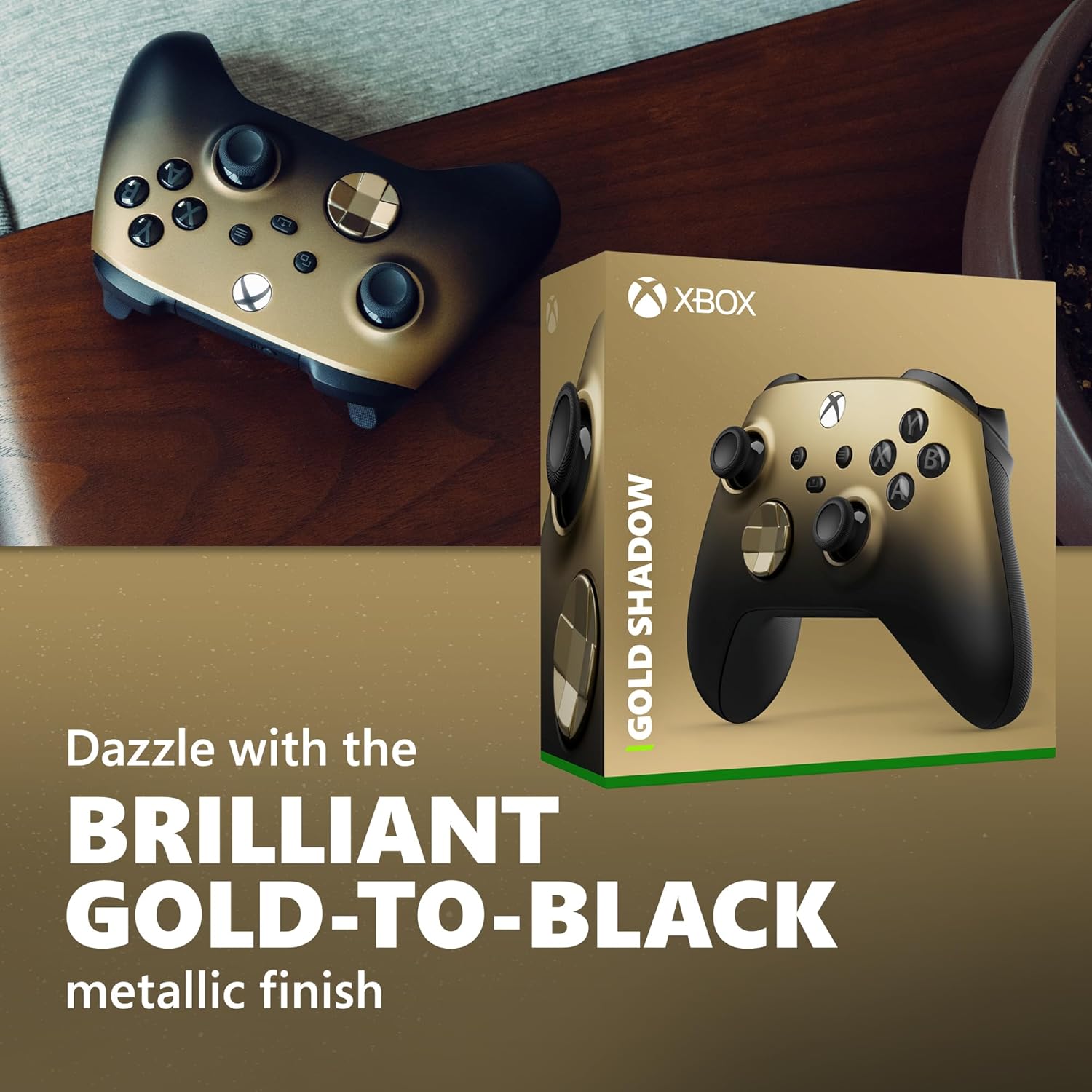 Xbox Wireless Controller – Gold Shadow Special Edition - Image 4