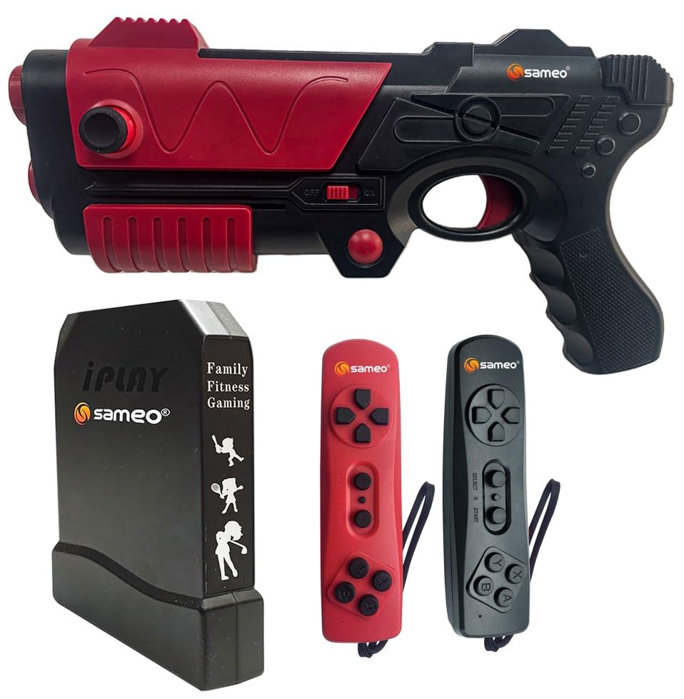 Sameo iPlay+ 32 Bit Motion TV Video Game Console with All New Motion Gun with 1056 Built in Games 33 Motion Sports Games,34 Puzzle Games, 69 Casual Game, 20 Shooting Game,Birthday Gift for Boys Girls - Image 5