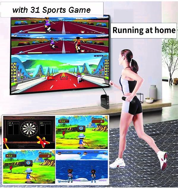 Sameo i Play 32 Bit Motion TV Video Game Console for Kids with 962Built in Games 31 Motion Sports Games,31 Casual Puzzle Games and 900 8-Bit Games Toy Birthday Gift for Boys Girls - Image 5
