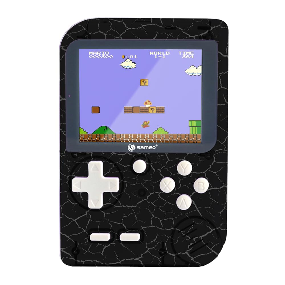 Sameo Handheld Video Game Console, Dreamboy Retro Mini Game with 500 Classic Retro Game TV Compatible for Kids, Rechargeable 8 Bit Classic (Marble Black) - Image 5