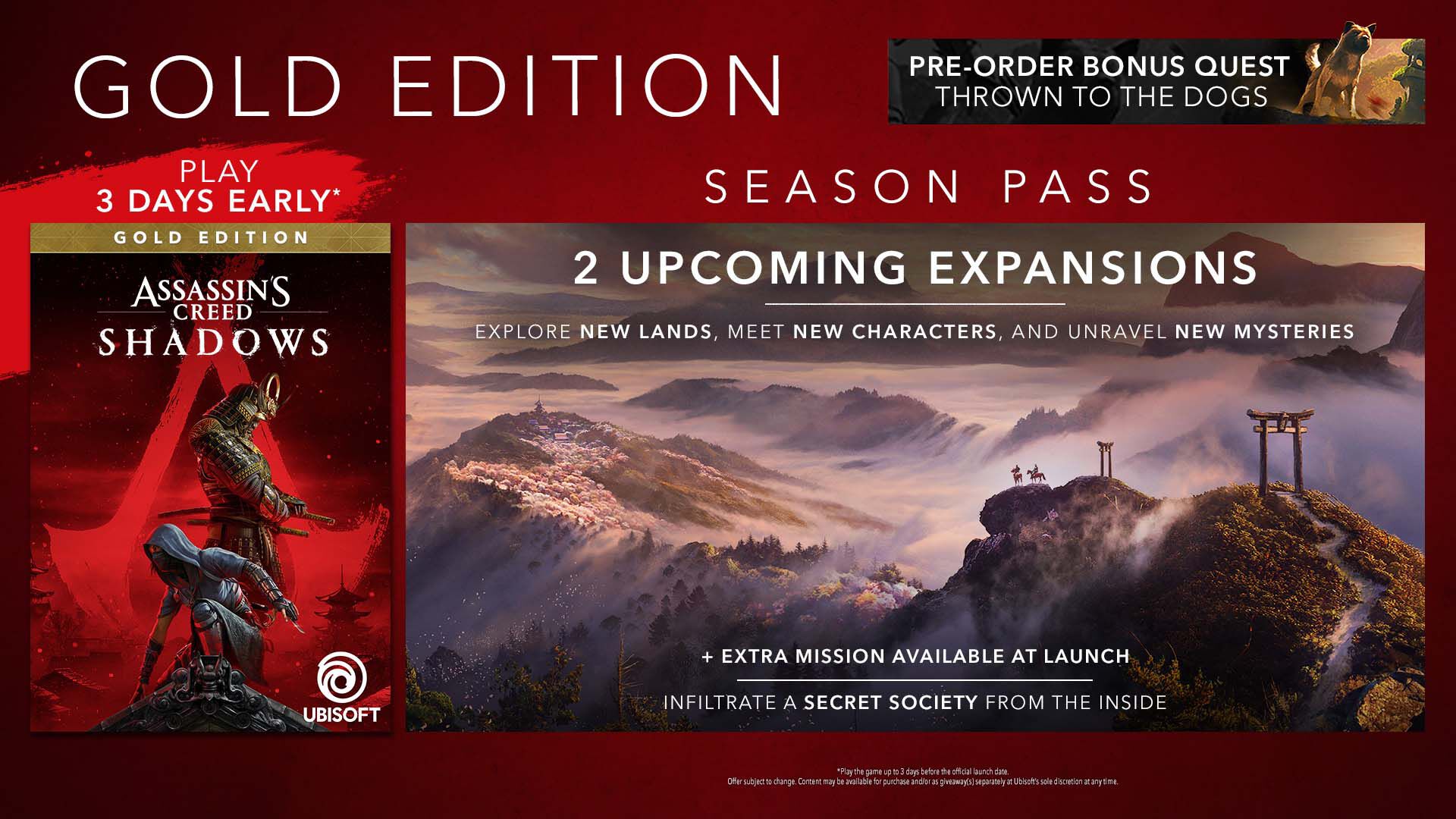ASSASSIN'S CREED: SHADOWS: GOLD EDITION - PlayStation 5 - Image 1