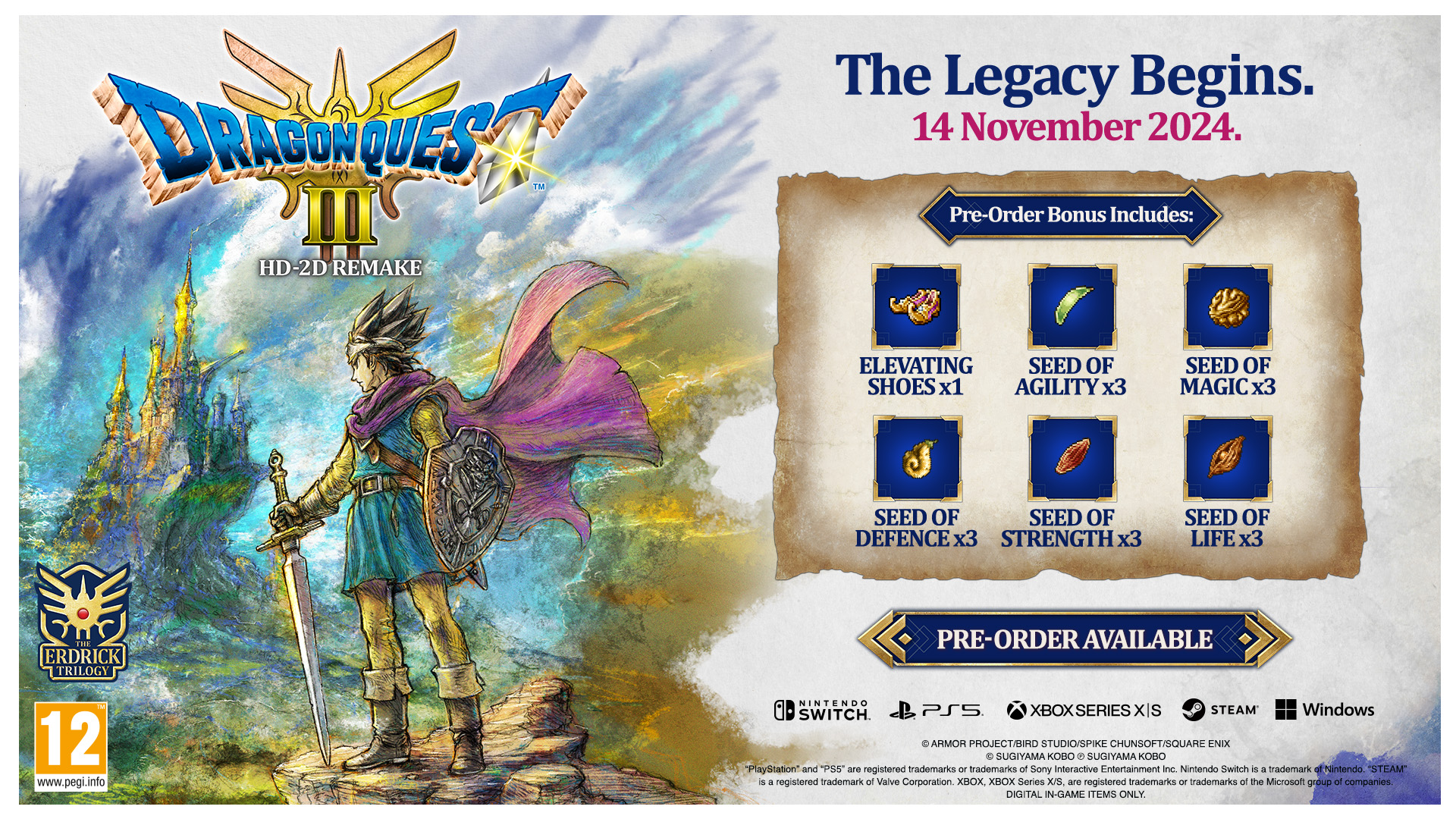 Dragon Quest III HD-2D Remake Standard edition - PlayStation 5 - Image 1