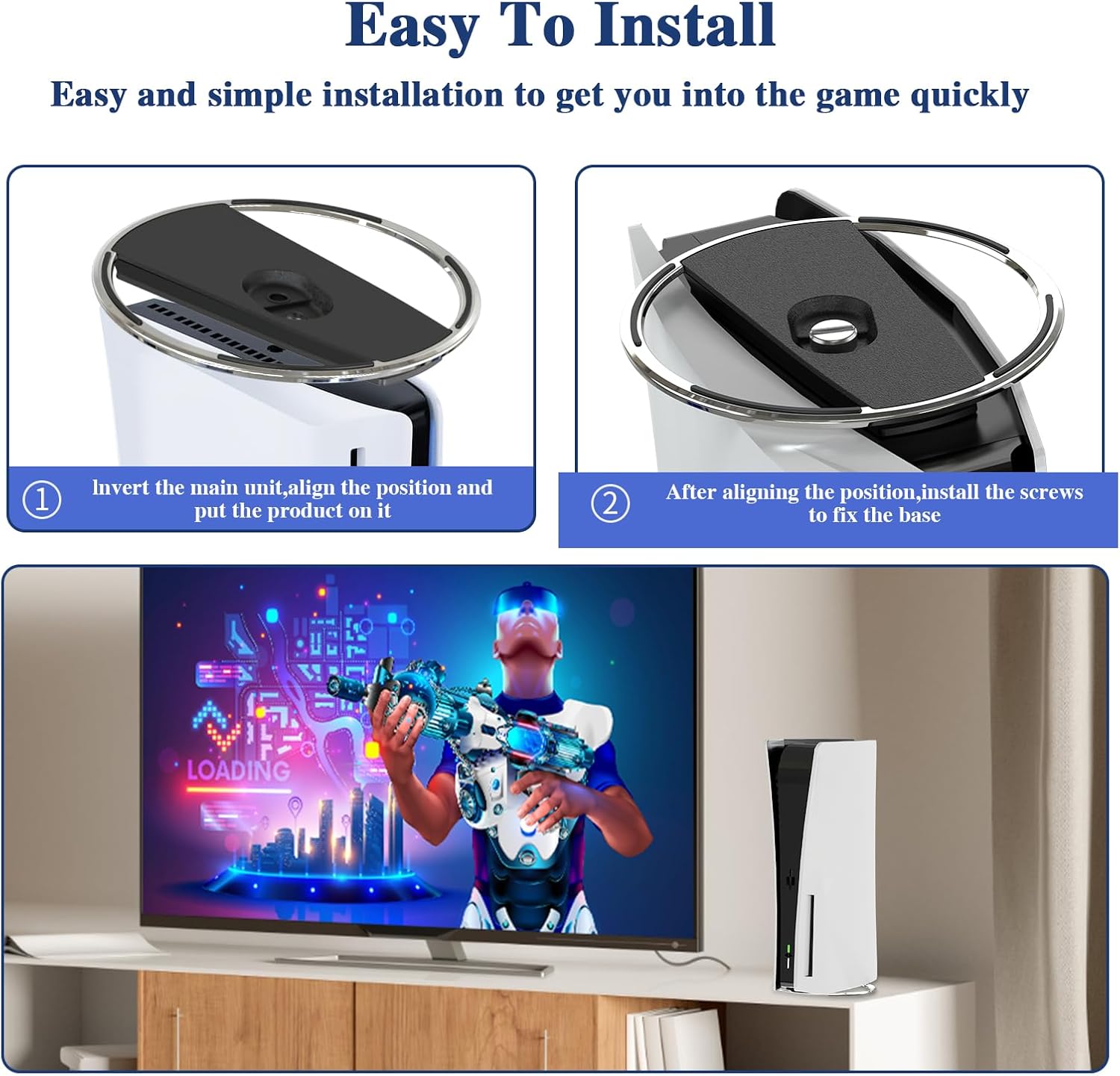 PS5 Slim Stand Vertical Stand - Image 3