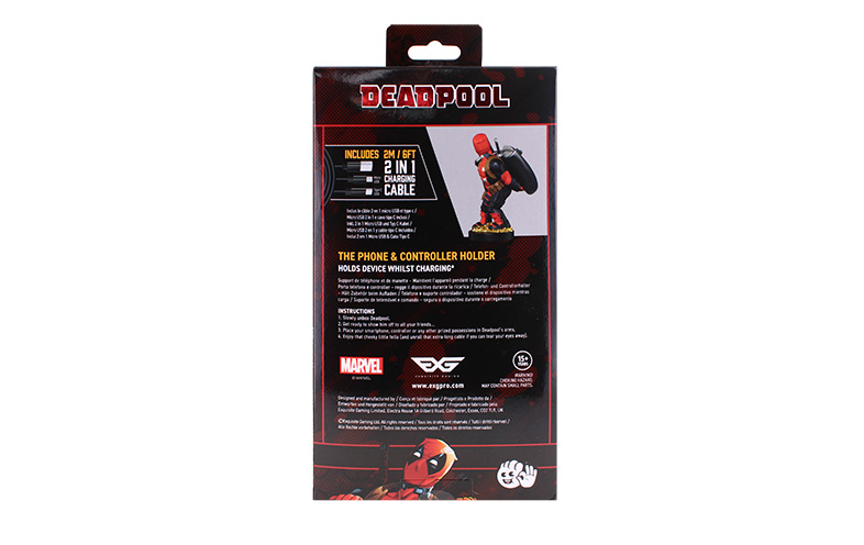 Marvel: Deadpool Bringing Up The Rear Cable Guys Controller and Phone Holder - Image 7
