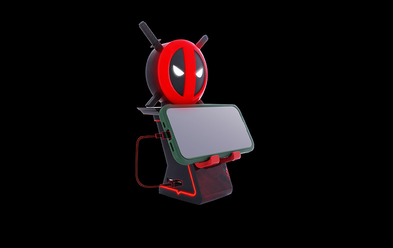 Marvel : Deadpool Cable Guys Ikon Controller and Phone Holder with Charging Stand - Image 6