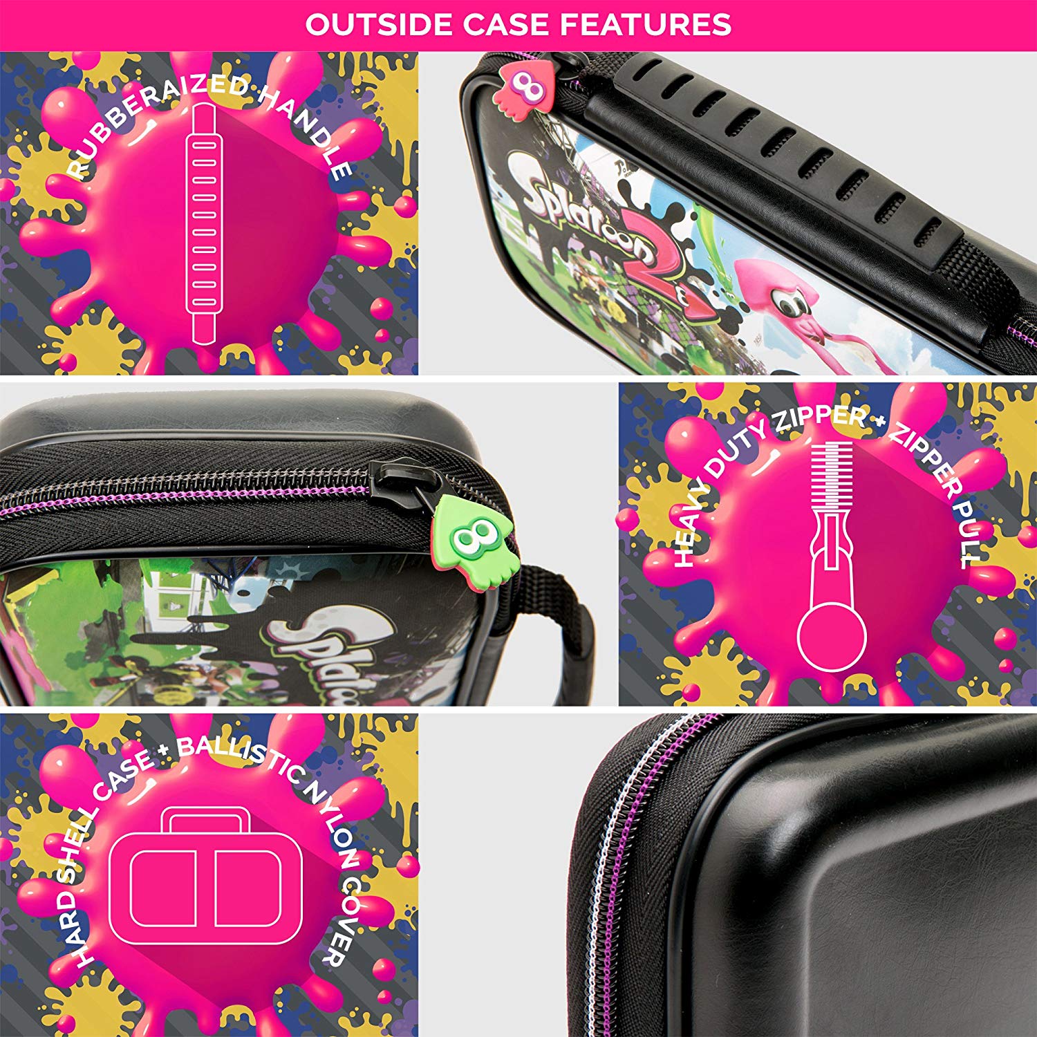 Nintendo Switch Game Traveler Deluxe Travel Case – Splatoon – Nintendo Switch - Image 2