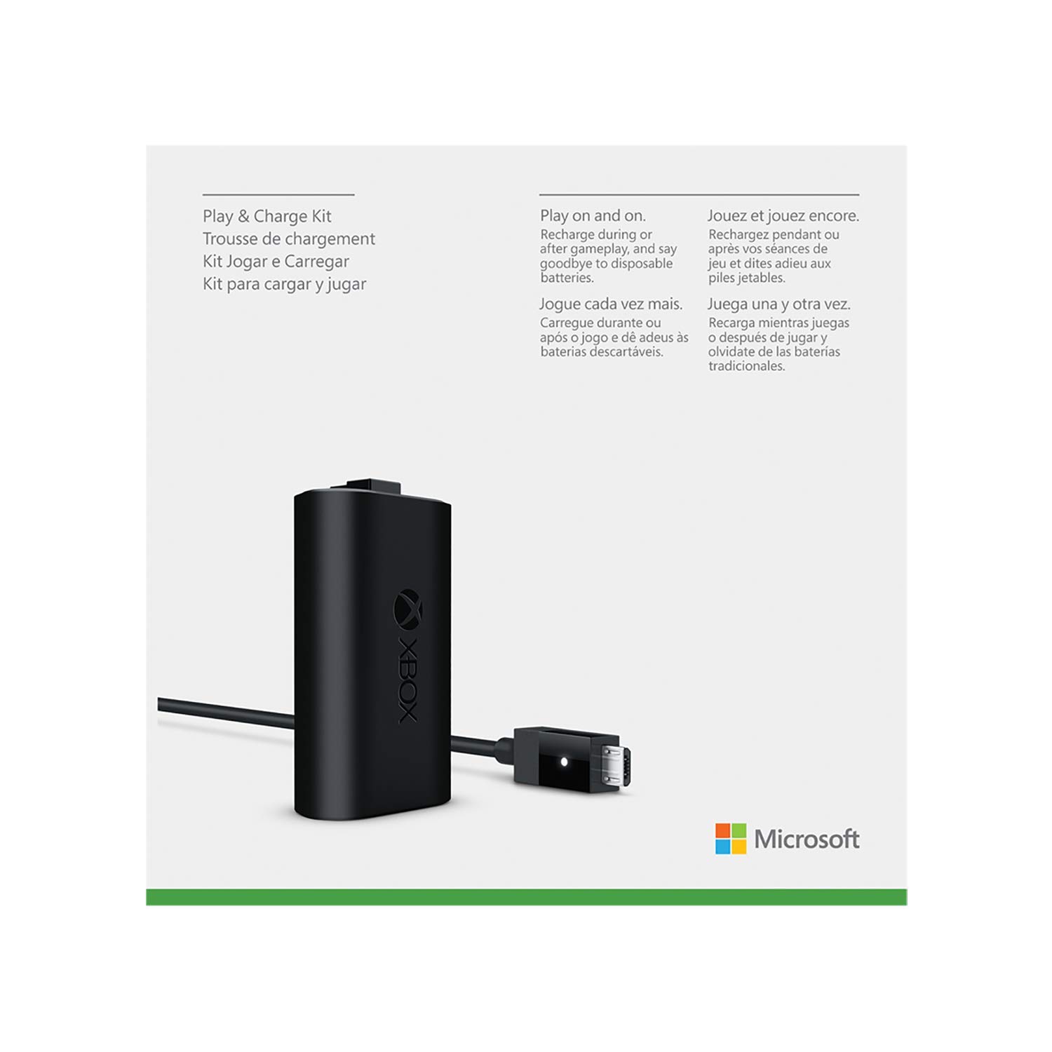 Microsoft Official Xbox One Play and Charge Kit (Xbox One) - Image 1