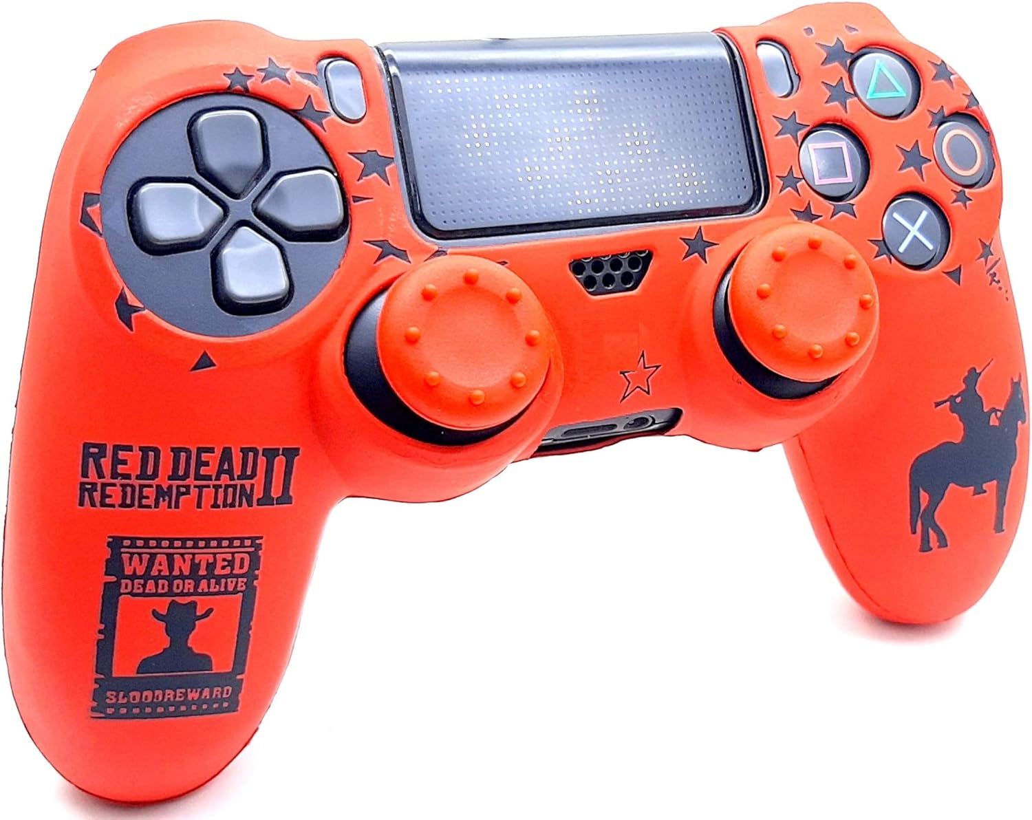 TMG Ps4 RDR 2 Theme Silicone Protective Skin Case Cover for PS4 Controller - Image 3