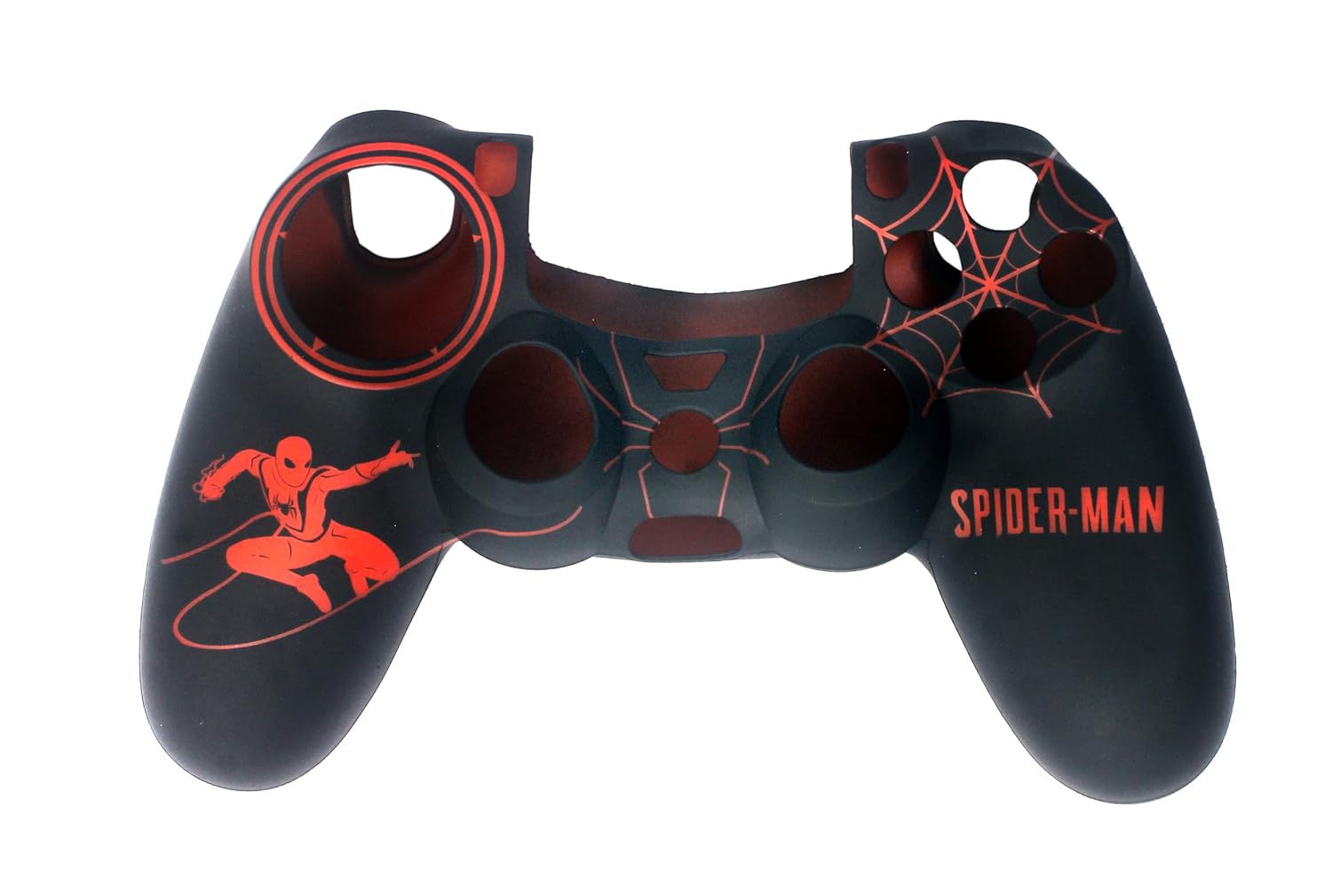 TMG Ps4 Spiderman Theme Silicone Protective Skin Case Cover for Playstation 4 - Image 1