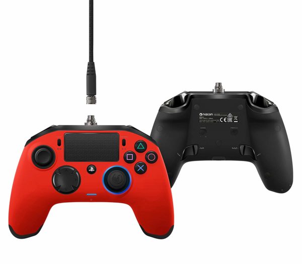 Nacon Official Sony PS4 Wired Pad: Revolution Pro Controller – Limited Edition (Red) - Image 2