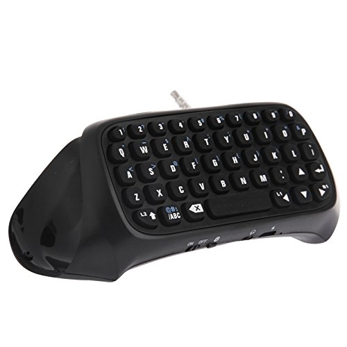 Bluetooth 3. 0 Keyboard for PlayStation 4 PS4 Controller(Black) - Image 3