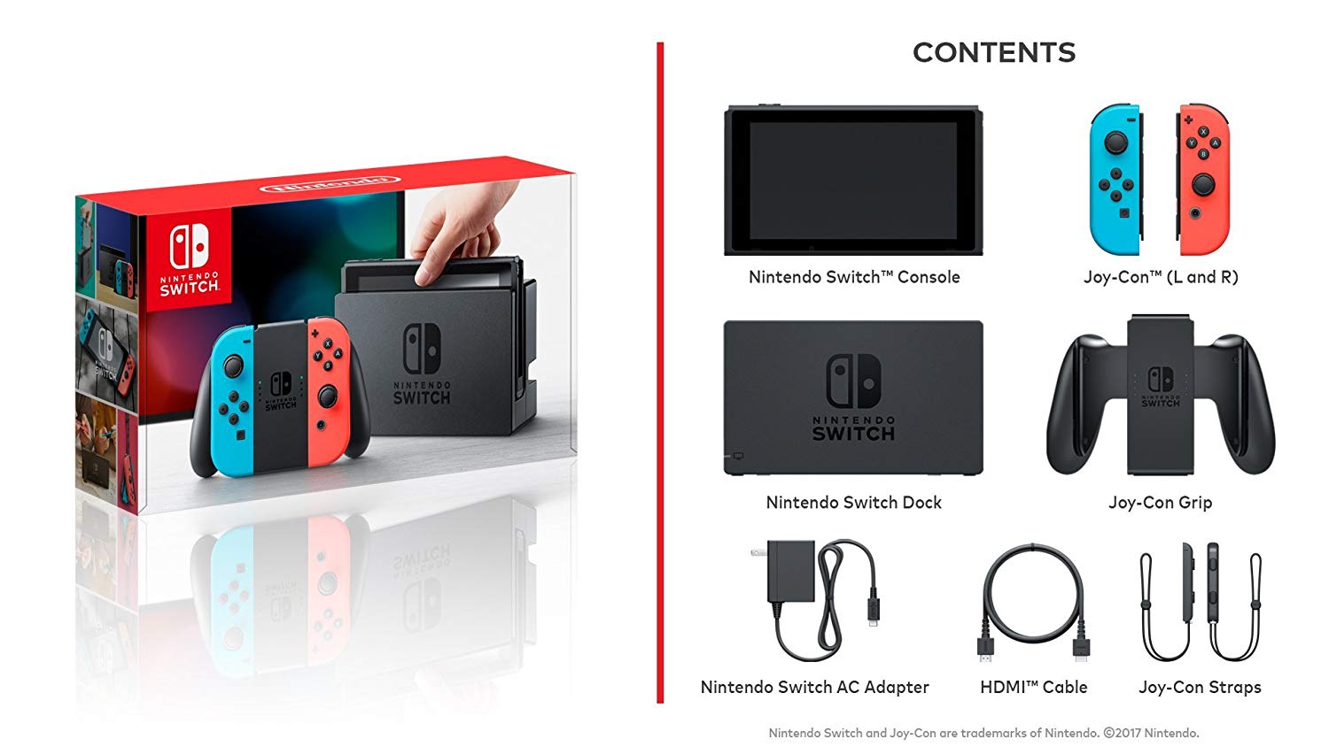 Nintendo Switch Console with Neon Blue and Neon Red Joy-Console - Nintendo Switch Console - Image 10